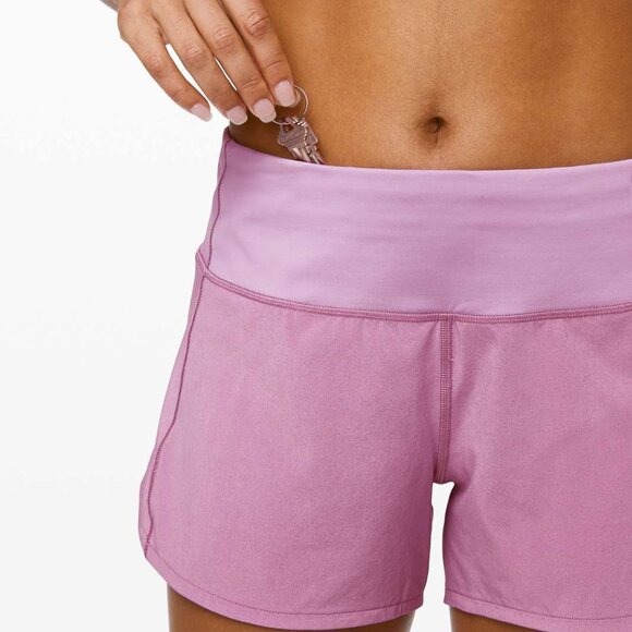 LULULEMON Speed Up Medium Rise MR Short 4" Size 4 Tall Long Jubilee Purple EUC - Picture 5 of 14